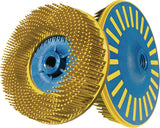 TYROLIT Rundbürste Sunburst Ø115 mm M14 Drahtstärke 1,25 mm Körnung 50 – 5 Stück