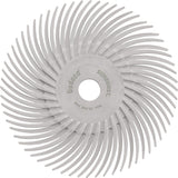 TYROLIT Radialbürstenscheibe PREMIUM SUNBURST Ø76mm K80 gelb für Geradschleifer – 12 Stück