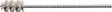 LESSMANN Innenbürste D.3,2mm K600 0,8mm Draht Besatzlänge 25mm – Mikroabrasiv für Rohre
