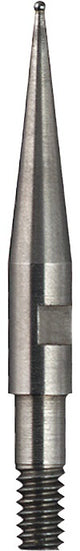 KÄFER Messeinsatz Kugel Ø 0,4 mm, Länge 11,8 mm, M1,6 Gewinde, Hartmetall für Fühlhebelmessgeräte