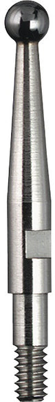 KÄFER Messeinsatz Kugel Ø 0,4 mm, Länge 11,8 mm, M1,6 Gewinde, Hartmetall für Fühlhebelmessgeräte