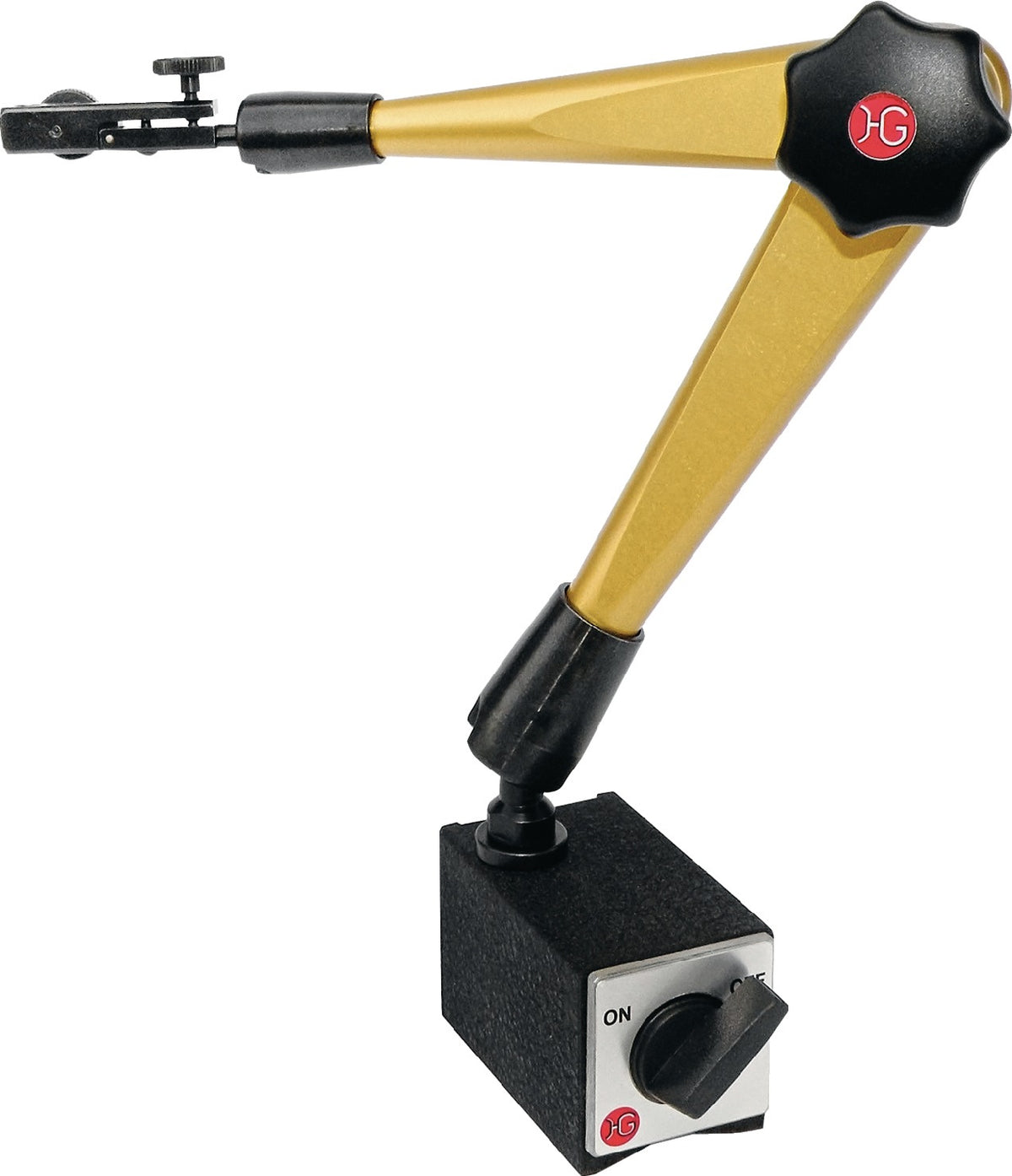 HÖRGER & GÄßLER Gelenkstativ R.550mm hydraulisch mit Magnetfuß und Messuhraufnahme