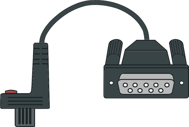 Datenkabel DIGI-MET RS232 für Data-Variable, 2 m, HELIOS PREISSER – Datenübertragungstaste