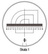 Messskala Tech-Line Skala-Ø 25/2,5 mm Duo-Skala von SCHWEIZER – Präzision für feinste Messungen