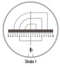Messskala Tech-Line Skala-Ø 25/2,5 mm Duo-Skala von SCHWEIZER – Präzision für feinste Messungen