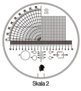 Messskala Tech-Line Skala-Ø 25/2,5 mm Duo-Skala von SCHWEIZER – Präzision für feinste Messungen