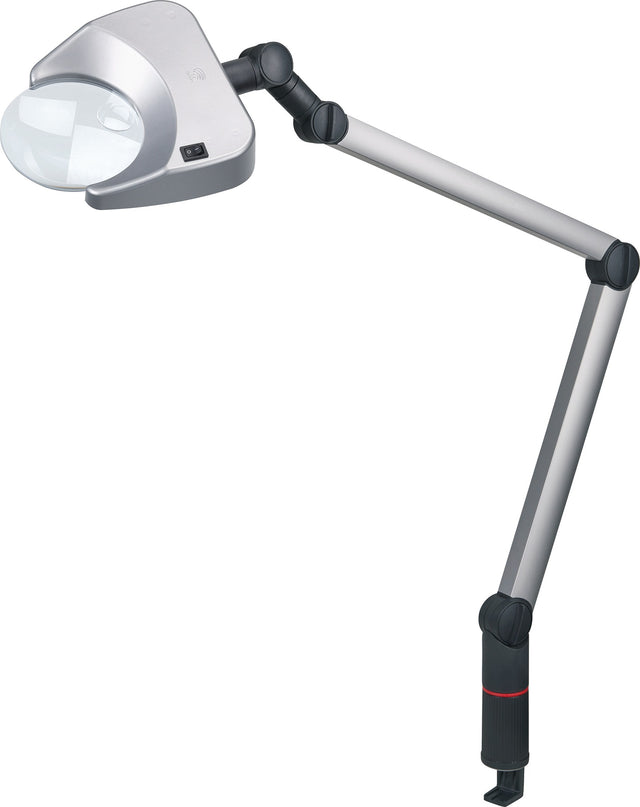 SCHWEIZER Lupenleuchte Tech-Line LED 2x/3x Vergrößerung, Glaslinse Ø 120/31,5 mm