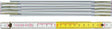 BMI Gliedermaßstab 9802 aus Buchenholz, 2 m, mm/cm-Teilung, EG III, weiß-gelb