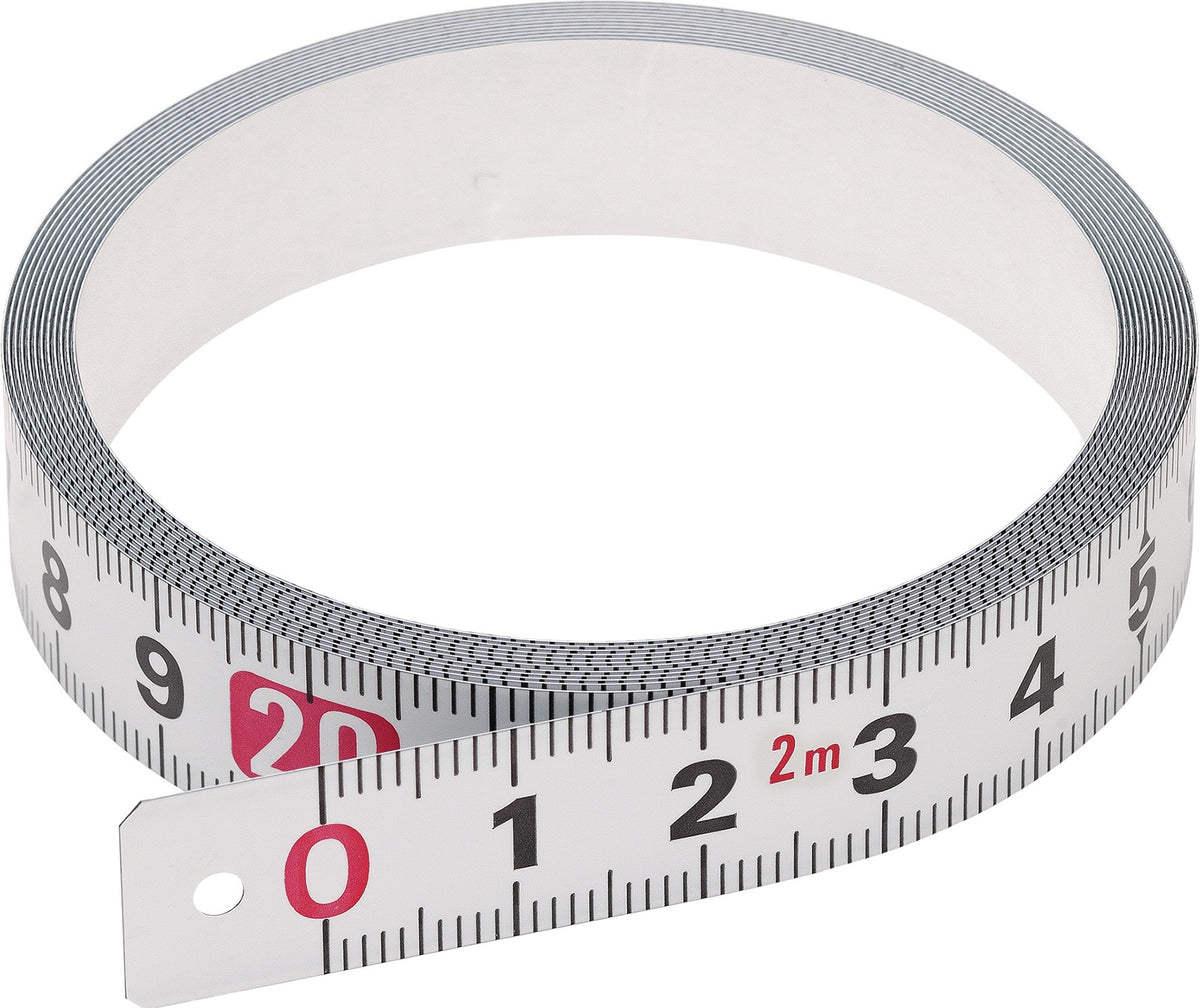 Tajima PIT MEASURE selbstklebendes Bandmaß 1 m, Bandbreite 13 mm, Maßanfang links