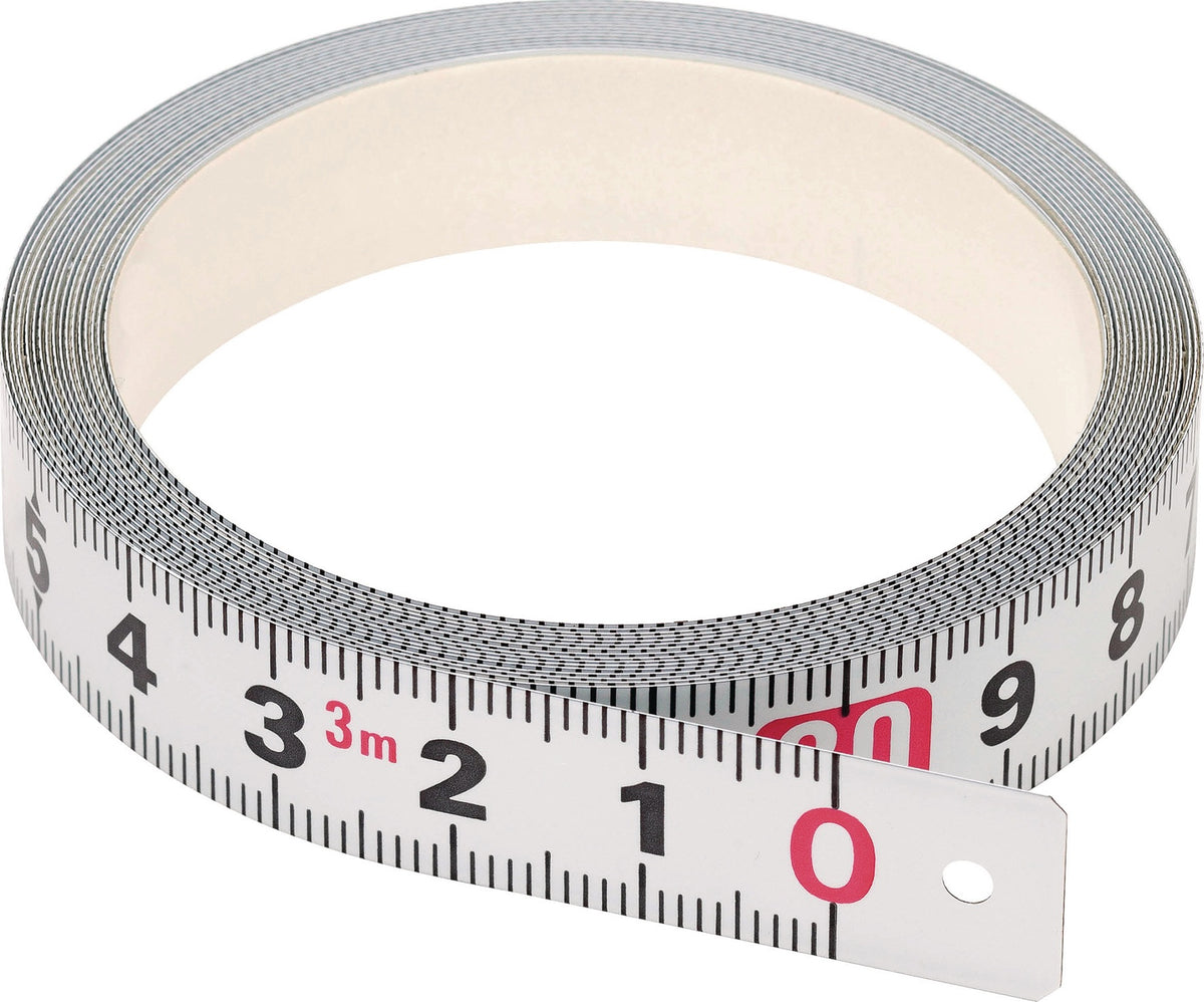 Tajima PIT MEASURE selbstklebendes Bandmaß 1 m, Bandbreite 13 mm, Maßanfang links
