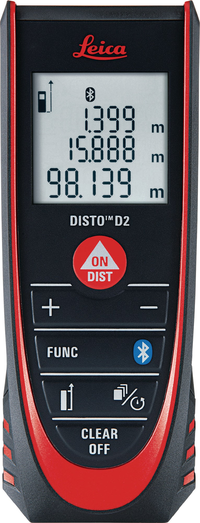 Leica DISTO™ D2 Laserentfernungsmesser IP54 ± 1,5 mm – Bluetooth® Smart, 0,05–100 m