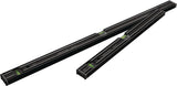STABILA Wasserwaagenset 80 AS Dark Shadow 2-teilig – 60 cm & 100 cm, Alu-Rechteckprofil