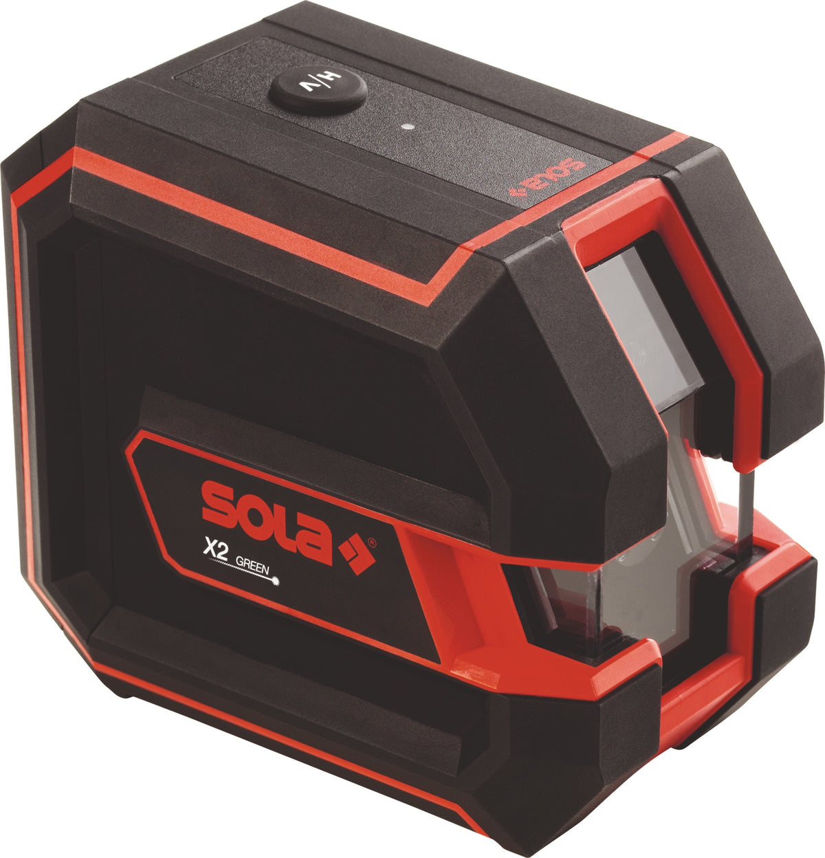 SOLA Kreuzlinienlaser X2 GREEN – grüne Laserlinien, ±0,20 mm/m, 30 m