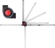 BMI Winkelmessgerät WINKELSTAR 0-270° mit Wasserwaage, Schenkel 80x60 cm
