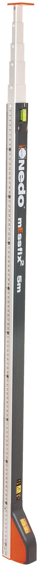 NEDO Teleskopmaßstab mEssfix 2 – 0,70 bis 3,00 m Messbereich, 1,3 kg