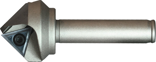 PROMAT Fasenfräser TCGX 25 mm Schaft 12 mm vernickelt für 45°-Fasen
