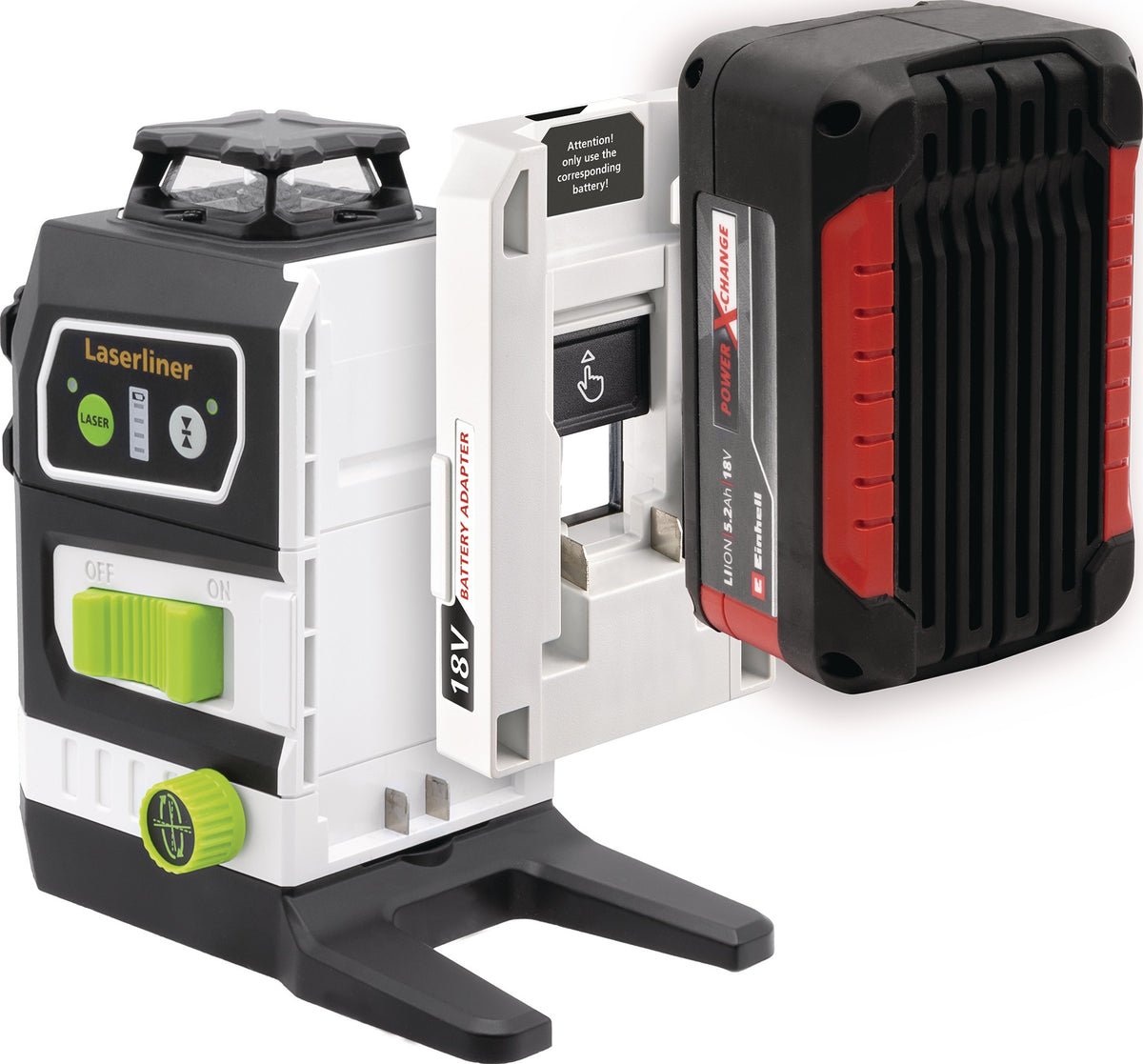 Akku-Adapter PowerAdapter Bosch Prof. von LASERLINER – 18V Kompatibilität