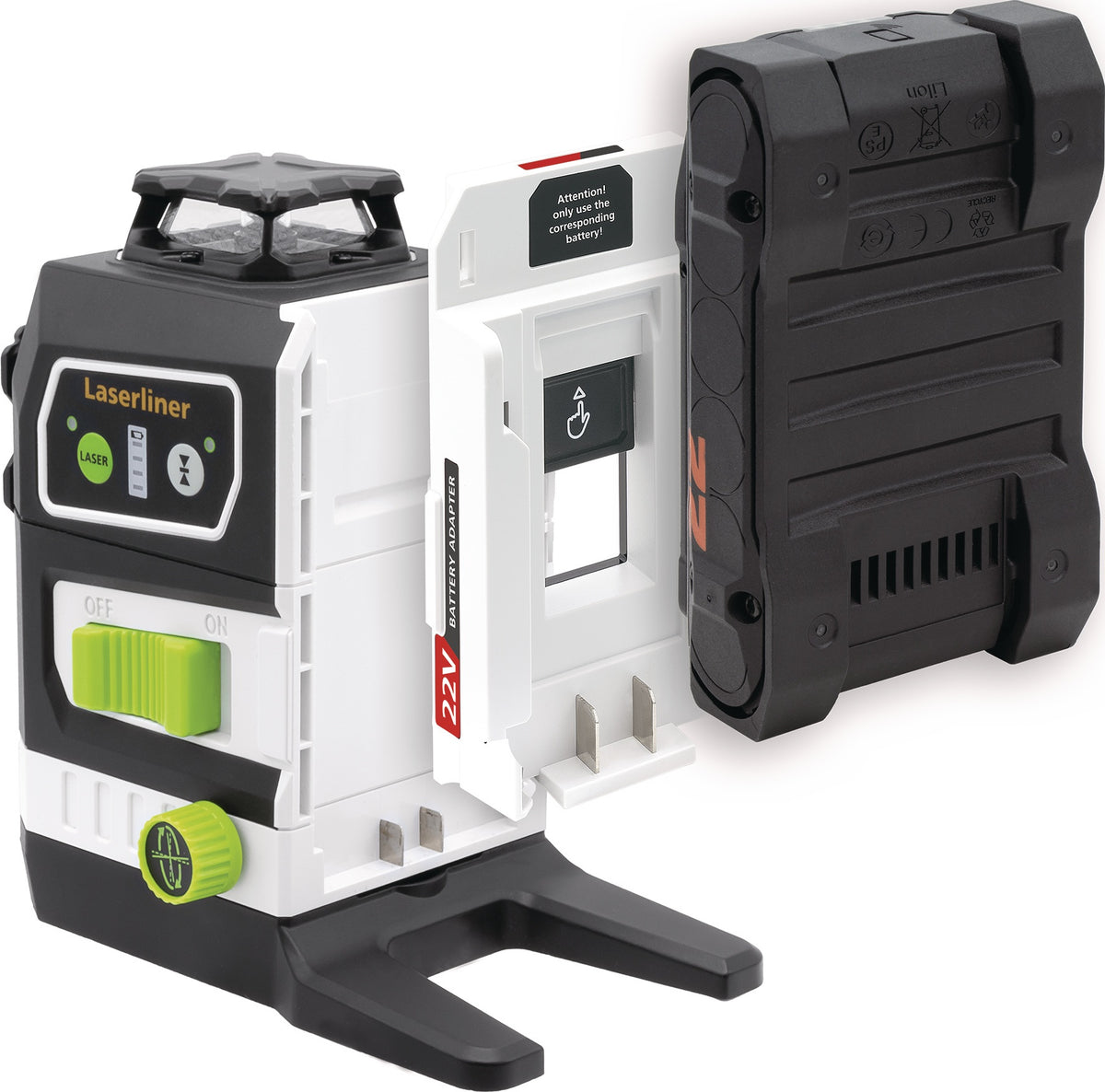 Akku-Adapter PowerAdapter Bosch Prof. von LASERLINER – 18V Kompatibilität