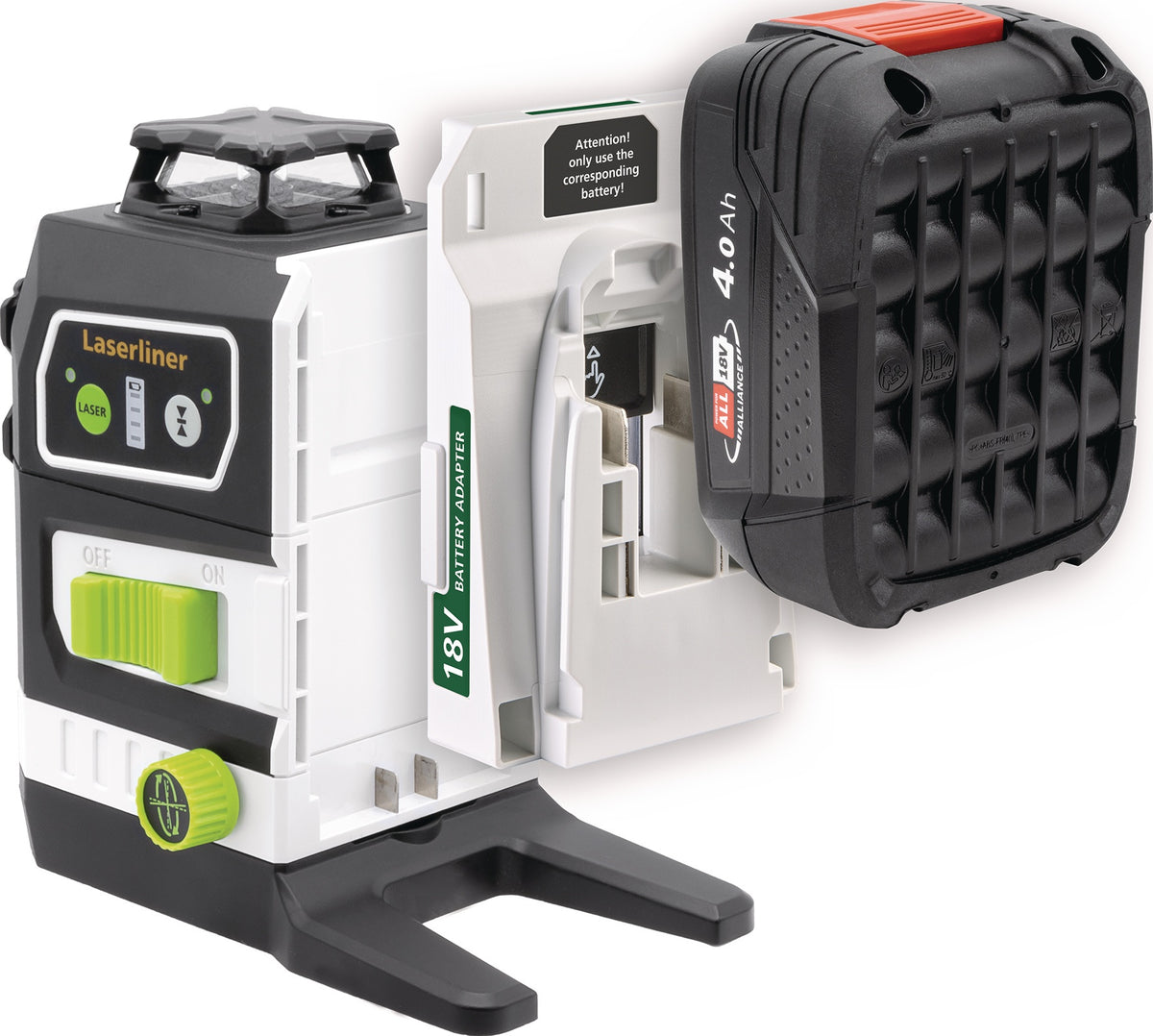 Akku-Adapter PowerAdapter Bosch Prof. von LASERLINER – 18V Kompatibilität