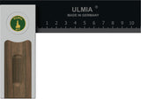 ULMIA Winkel Alu-Line 500 justierbar 90° mit Nussbaum-Einlage, 150 mm Schenkel, 105 mm Griff