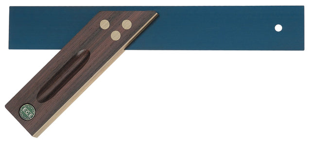 ECE Präzisionsgehrungsmaß Schenkellänge 300 mm mit Hohlkehle aus Palisanderholz