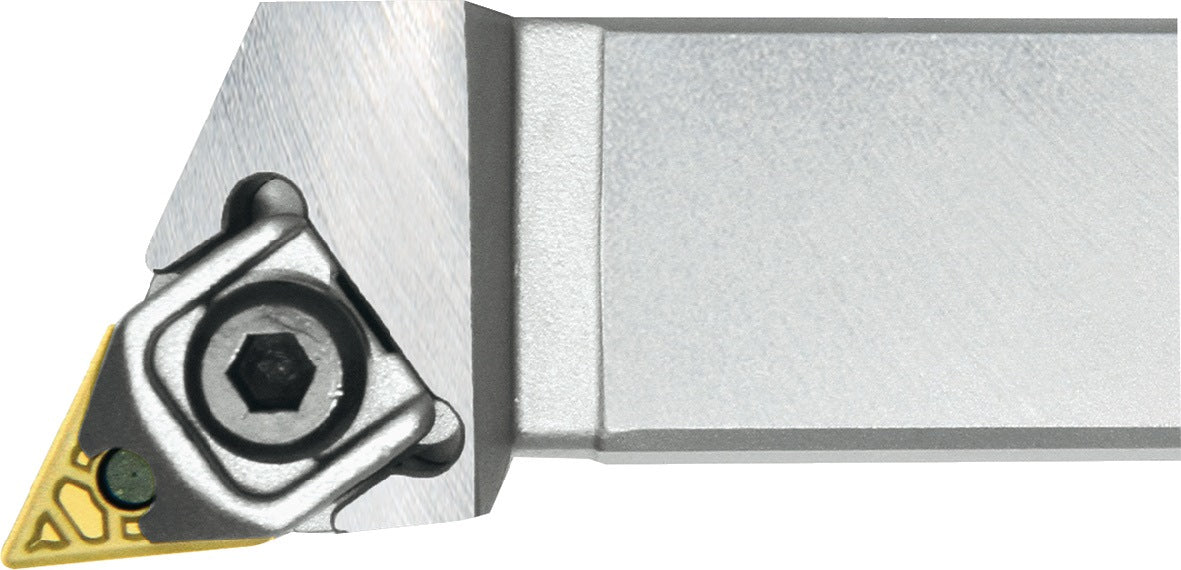 PROMAT Klemmdrehhalter MTJNR 2020 K16 rechts – Außendrehen, vernickelt, 125 mm