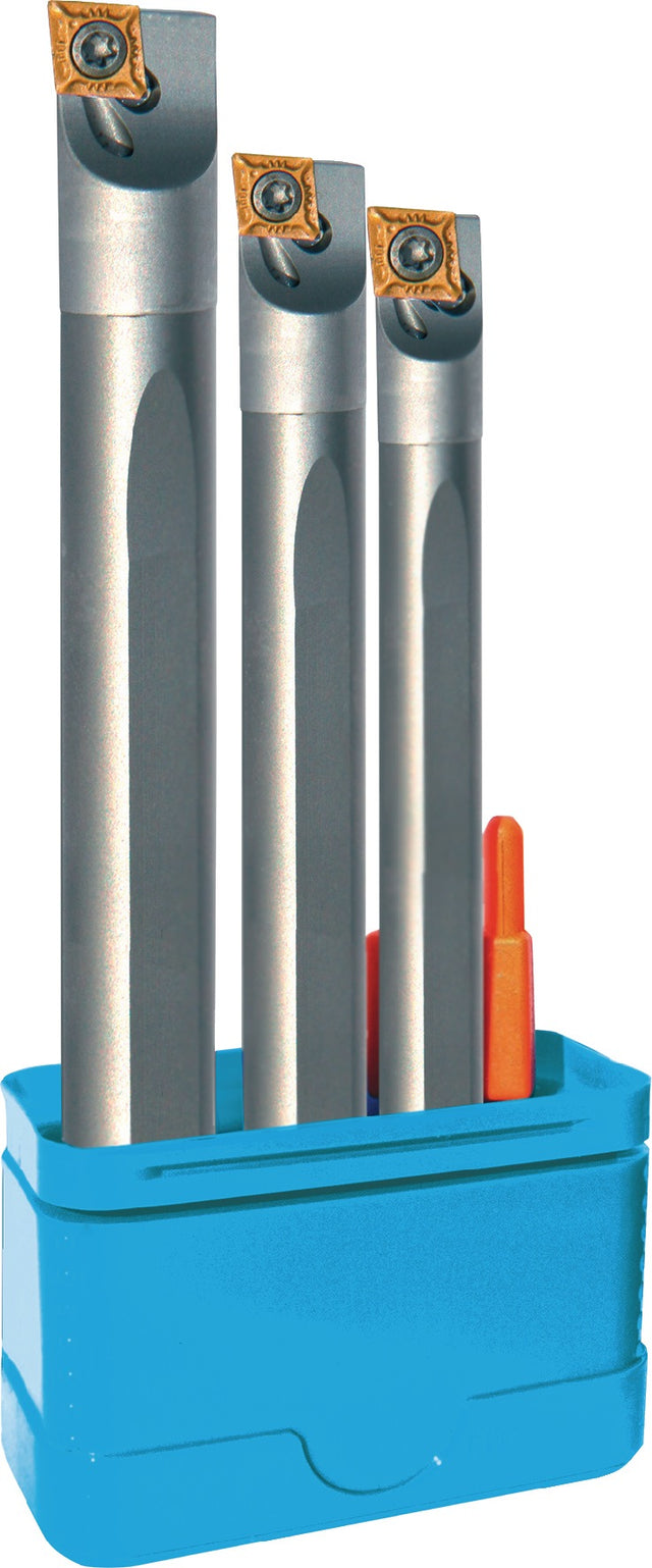 PROMAT Bohrstangenset SCLC-L 06 3-teilig VHM mit Innenkühlung – Linksdrehend