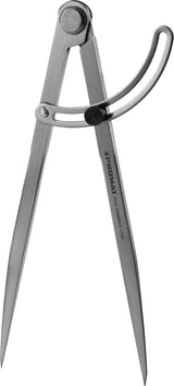 PROMAT Spitzzirkel 150 mm mit Nietscharnier – Präzisions-Anreißwerkzeug