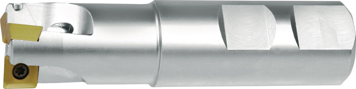 PROMAT Schaftfräser 20 mm vernickelt mit Innenkühlung für Wendeschneidplatte SOMT 09T304
