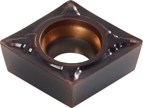 PROMAT Wendeschneidplatte CCMT 060202-M UNI35 – TiN-beschichtet für mittlere Bearbeitung