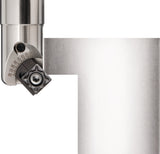PROMAT Fasenfräser Ø31 mm Schaft-Ø20 mm vernickelt – verstellbar 10°–80° mit Innenkühlung
