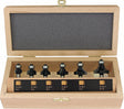 FISCH-TOOLS Abrundfräsersatz 973CT06A03 Hartmetall Schaft-Ø 8 mm 6-teilig