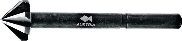FISCH-TOOLS Versenker Type 060A Ø10 mm, 90° mit 7 Schneiden, zyl. Schaft Ø8 mm, Länge 90 mm