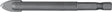HELLER QuickBit® Ceramic Master Glas-/Fliesenbohrer Ø 4,0 mm, Gesamtlänge 60 mm, Sechskantschaft