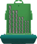 HELLER Beton- und Steinbohrer-Satz ISO5468, 5-teilig, Ø 4-10 mm, Hartmetall, Twinmax-G2