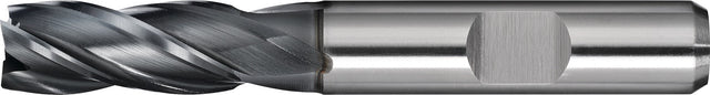 PROMAT Schaftfräser DIN 844 Typ N HSS-Co PM ALCRONA 6 mm 4 Schneiden kurz