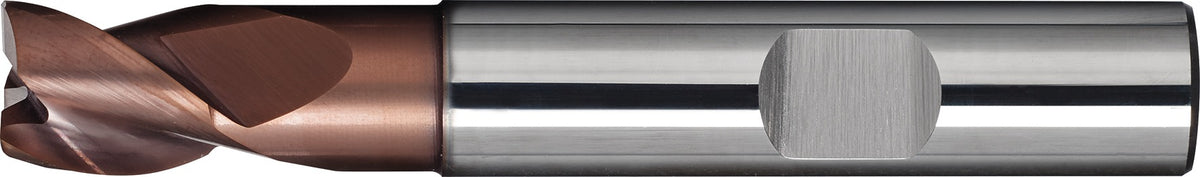 PROMAT Bohrnutenfräser DIN 6527K Typ N D.6mm VHM TiAlN HB Z.3 kurz – Universalfräser