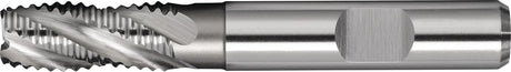 PROMAT Schaftfräser DIN 844 Typ NR 16 mm HSS-Co5 Weldon – Mehrschneider für Stahl & Guss