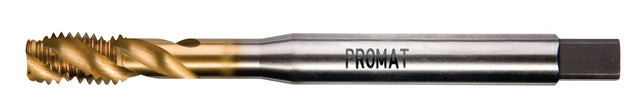 PROMAT Maschinengewindebohrer DIN 371C M3x0,5mm HSS-Co TiN 6H für Sacklochgewinde