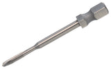 VÖLKEL Maschinengewindebohrer-Bit HSSE M3 x 0,50 mm mit Sechskantschaft