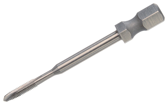 VÖLKEL Maschinengewindebohrer-Bit HSSE M3 x 0,50 mm mit Sechskantschaft
