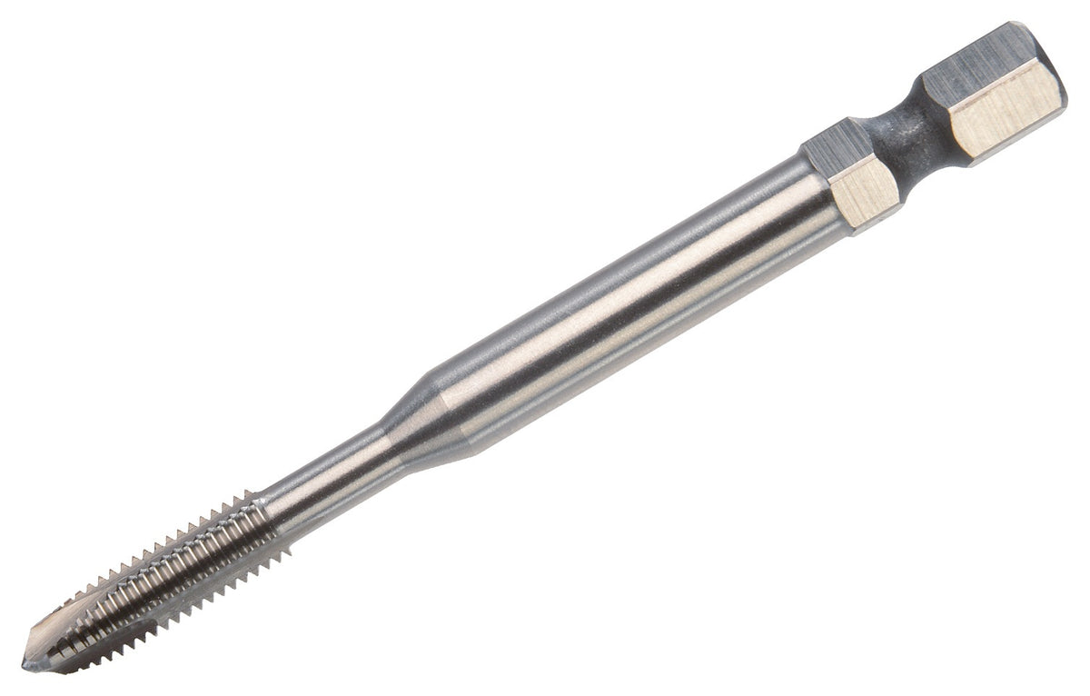 VÖLKEL Maschinengewindebohrer-Bit HSSE M3 x 0,50 mm mit Sechskantschaft