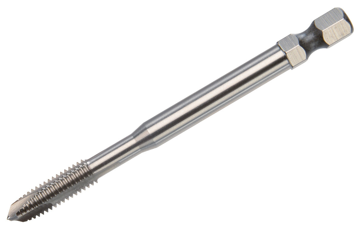 VÖLKEL Maschinengewindebohrer-Bit HSSE M3 x 0,50 mm mit Sechskantschaft