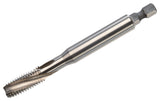 VÖLKEL Maschinengewindebohrer-Bit HSSE M3 x 0,50 mm mit 6,3 mm Sechskantschaft