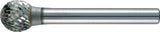 PROMAT Frässtift KUD 3 mm Hartmetall Kreuzverzahnung für präzise Zerspanung