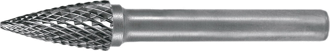 PROMAT Frässtift SPG Hartmetall Kreuzverzahnung 6 mm Schaft – Kopflänge 18 mm