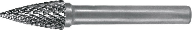 PROMAT Frässtift SPG Hartmetall Kreuzverzahnung 6 mm Schaft – Kopflänge 18 mm