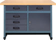 Friedrich Küpper Werkbank 1200x600x840 mm mit 5 Schubladen und Unterschrank