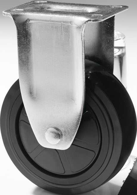 PROMAT Rollensatz 4-teilig – 2x fixe + 2x schwenkbare Rollen für Werkzeugwagen