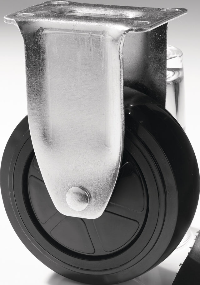 PROMAT Rollensatz 4-teilig – 2x fixe + 2x schwenkbare Rollen für Werkzeugwagen